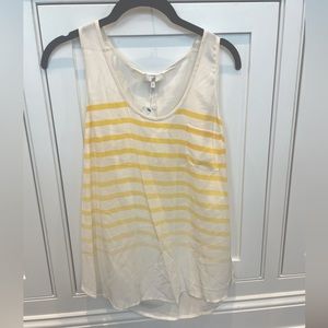 Joie, NWT, Rain b, Summer Sun, Ombré Striped Silk Tank